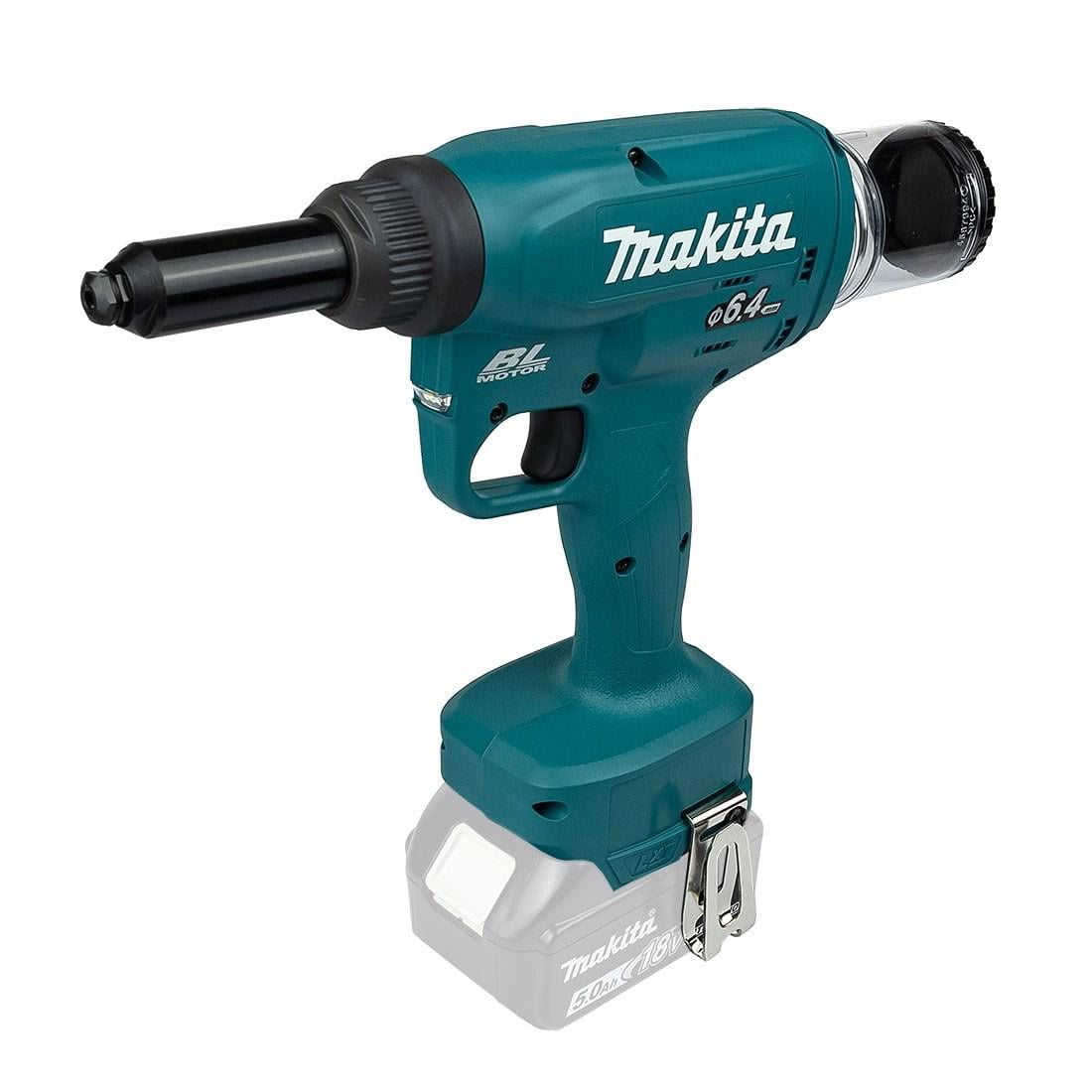 Аккумуляторный заклепочный инструмент Makita DRV250Z LXT 18В электрический бесщеточный заклепочник пистолет установки заклепок нейлер (4140) Аккумуляторный заклепочный инструмент Makita DRV250Z LXT 18В электрический бесщеточный заклепочник пистолет установки заклепок нейлер (4140)