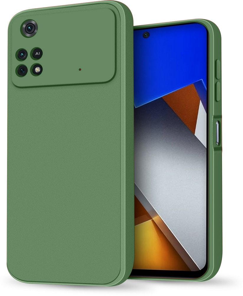 Силиконовый чехол HardCorner Xiaomi Poco M4 Pro 4G (с микрофиброй) Khaki (35429-17)