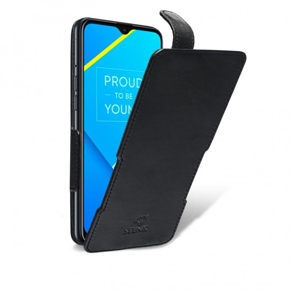 Чехол флип Stenk Prime для Realme C2 Черный (66425)