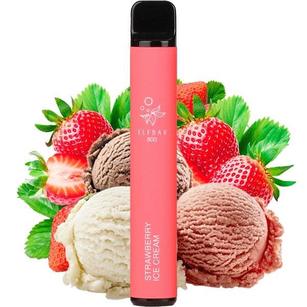 Одноразовая электронная сигарета Elf Bar LUX 1500 затяжек 850 mAh Клубничное мороженое Одноразовая электронная сигарета Elf Bar LUX 1500 затяжек 850 mAh Клубничное мороженое