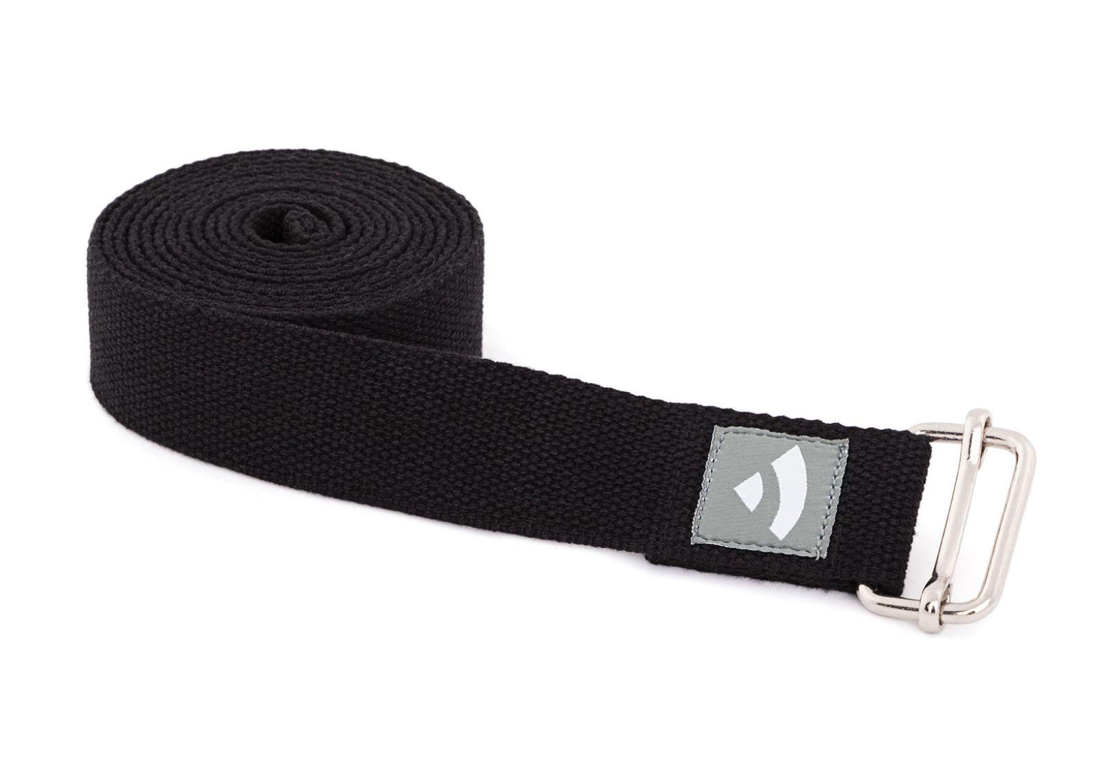 Ремень для йоги Bodhi Asana Belt Pro 300х3,8 см Черный (4397)