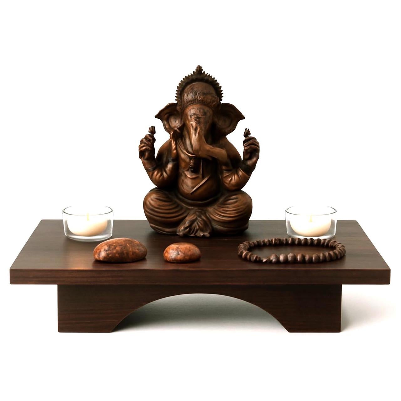 Алтарь для медитации из дерева Каржиния Капучино (ЛАТ-002009)