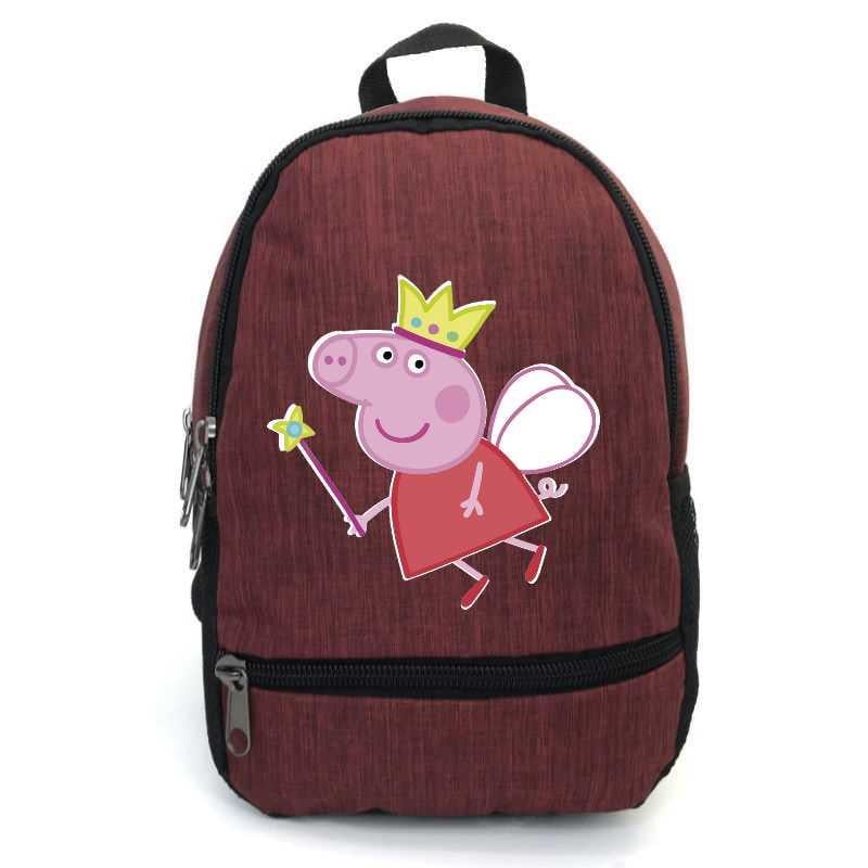 Школьный рюкзак подростковый Cappucino Toys Свинка Пеппа PIG 008 12,5 л Бордовый (1670545691)