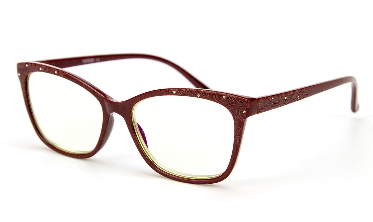 Очки для зрения женские Oftalmic диоптрия +2.00 53-16-136 линза стекло PD (162-32|G|p2.00|26)