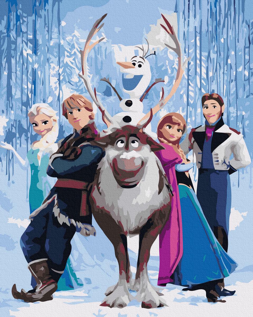 Картина по номерам Эльза Холодное сердце 40х50 (GX42545)