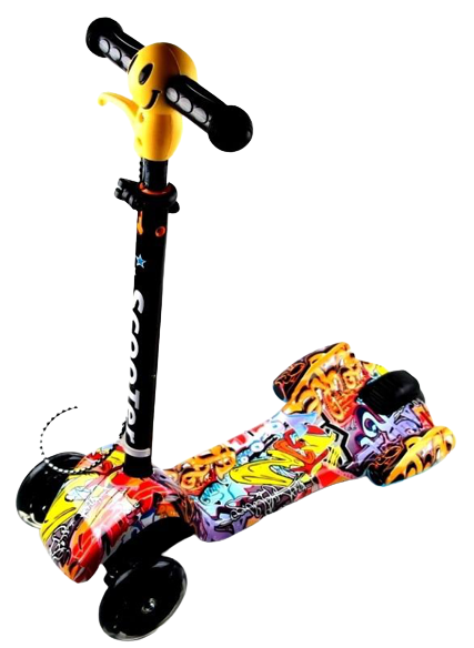 Самокат детский Scooter Maxi Raketa Graffity (2T1049)
