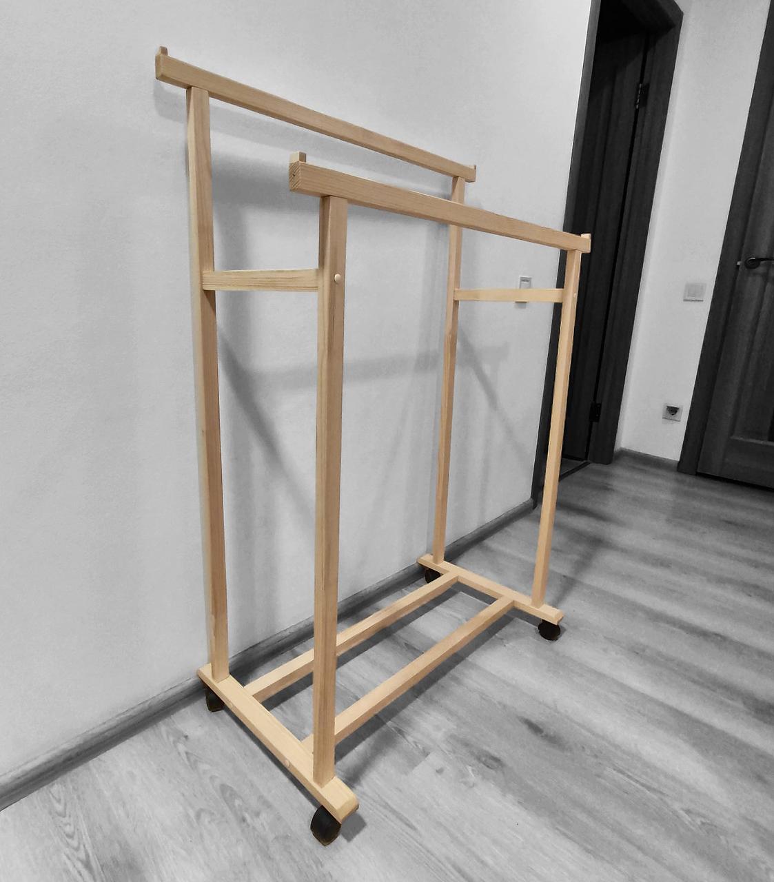 Стойка-вешалка для одежды напольная деревянная (2263994653) - фото 2 Стойка-вешалка для одежды напольная деревянная (2263994653) - фото 2