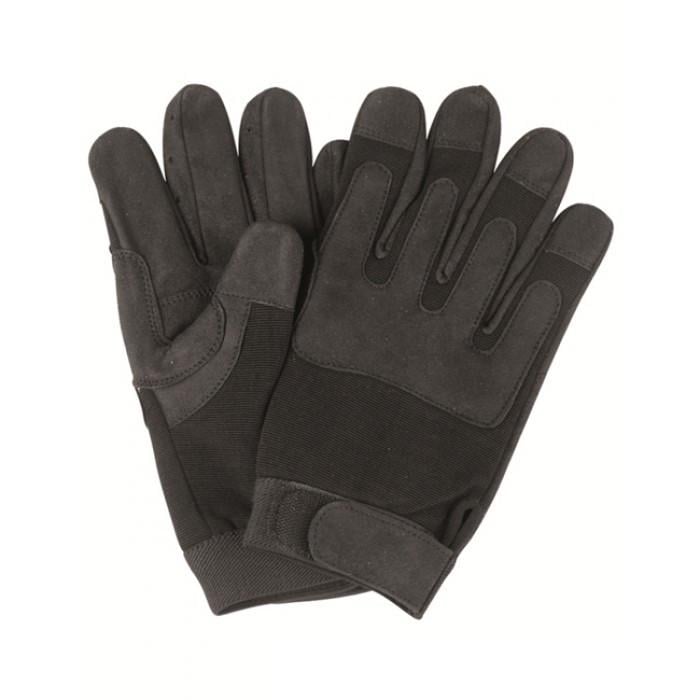 Рукавиці Mil-Tec Army Gloves Schwarz S Чорний (12521002-902-S) - фото 2