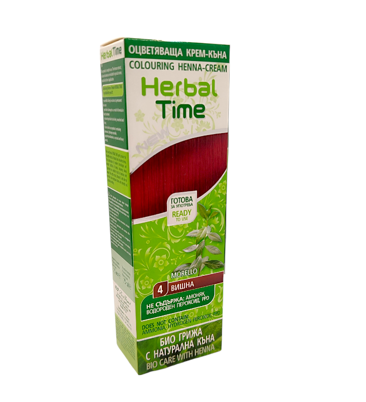 Крем-хна Herbal Time 4 Вишня
