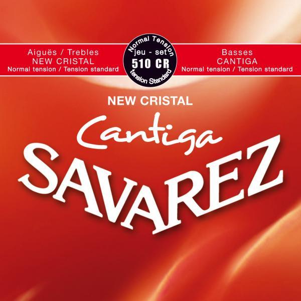 Струны для классической гитары Savarez New Cristal Cantiga 510CR Normal Tension (119456)