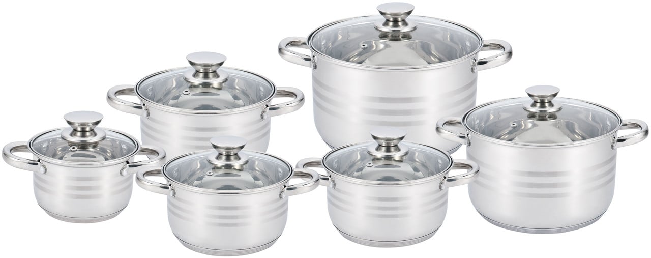 Набор кастрюль UNIQUE UN-5035 12 пр.