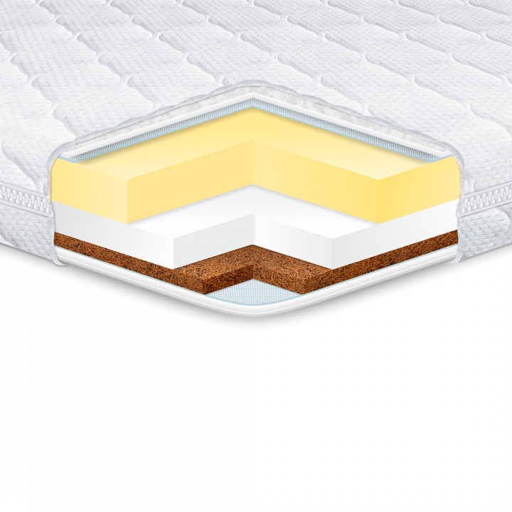 Матрац ортопедичний Kiddy Cocos-Memory 60x120 см (18918) - фото 2