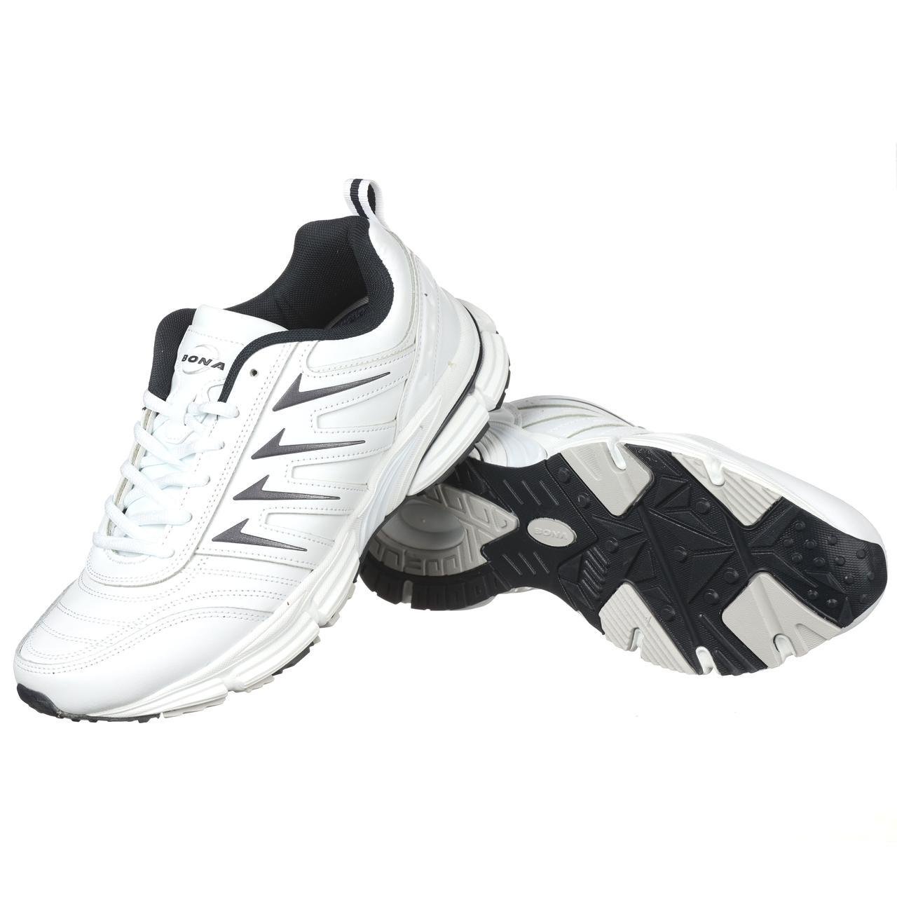 Кроссовки мужские Bona 884A-4 кожаные р. 47 Белый (20105) - фото 4 Кроссовки мужские Bona 884A-4 кожаные р. 47 Белый (20105) - фото 4