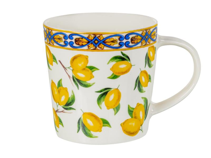 Чашка фарфоровая Lefard Сицилийский лимон 450 мл (922-092) - фото 1 Чашка фарфоровая Lefard Сицилийский лимон 450 мл (922-092) - фото 1
