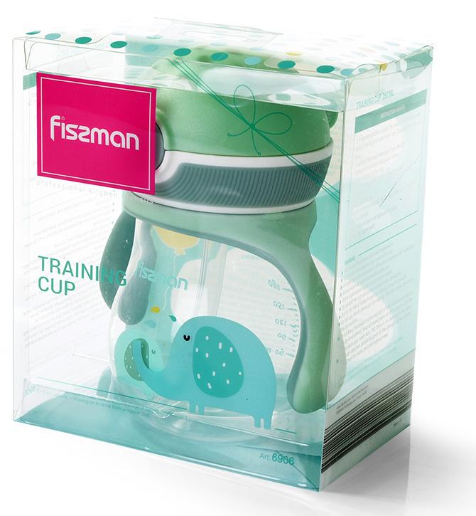 Бутылочка детская Fissman Babies Слоненок с ручками 260 мл - фото 4 Бутылочка детская Fissman Babies Слоненок с ручками 260 мл - фото 4