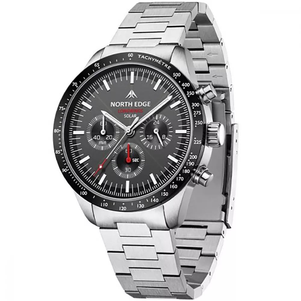 Наручний годинник North Edge Longwings 5ATM Чорний (27457276)