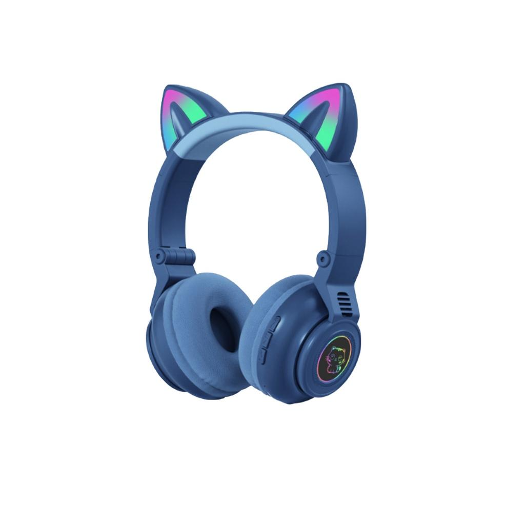 Полноразмерные наушники Cat Headset S 026 Bluetooth Blue Полноразмерные наушники Cat Headset S 026 Bluetooth Blue