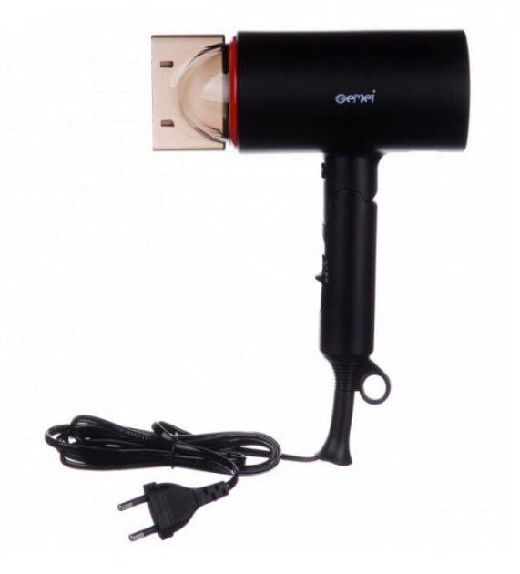 Фен для волос Gemei GM-1759 с откидной ручкой
