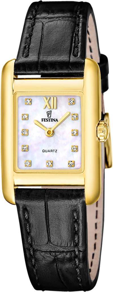 Наручные часы женские Festina F20774/3 On The Square со стальным корпусом и перламутровым циферблатом
