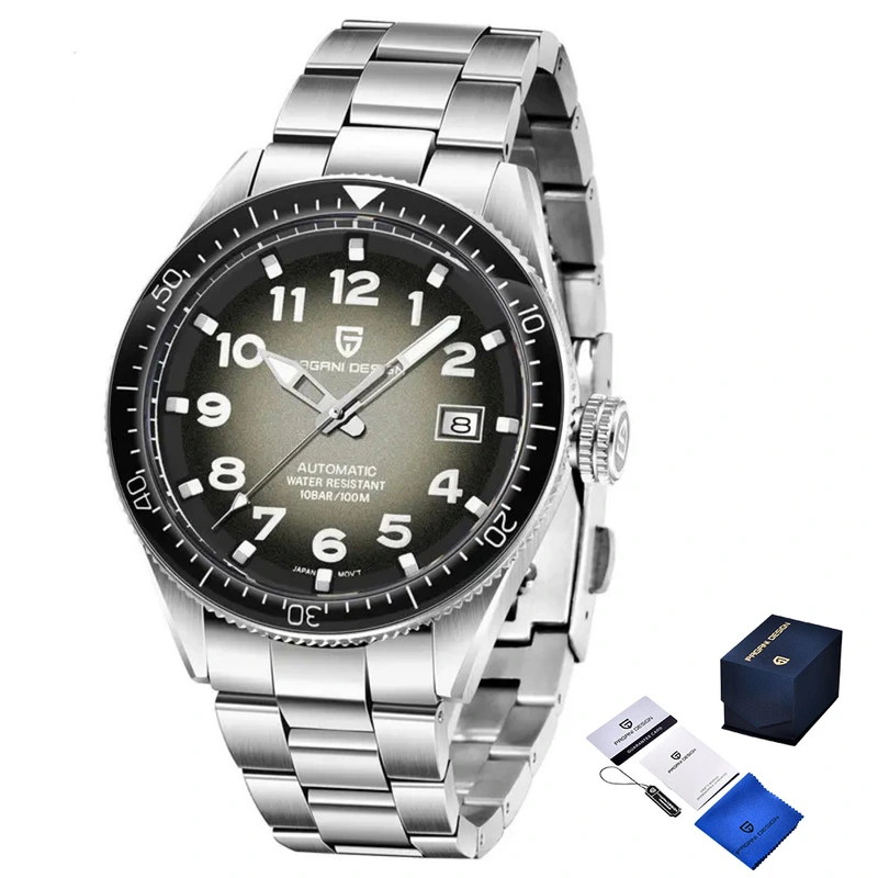 Наручний годинник Pagani Design PD-1649 Silver/Black