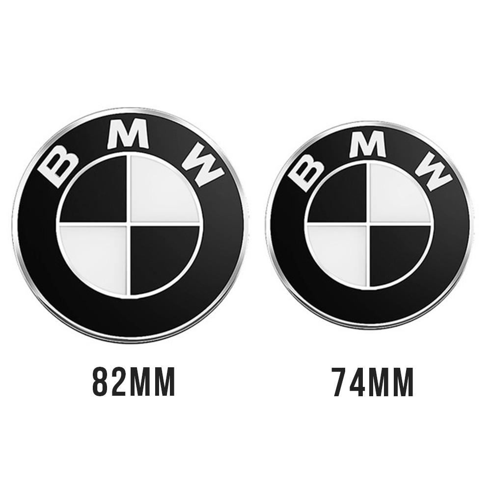 Эмблема багажника BMW E30/E32/E34/E36 82 мм Черный - фото 5