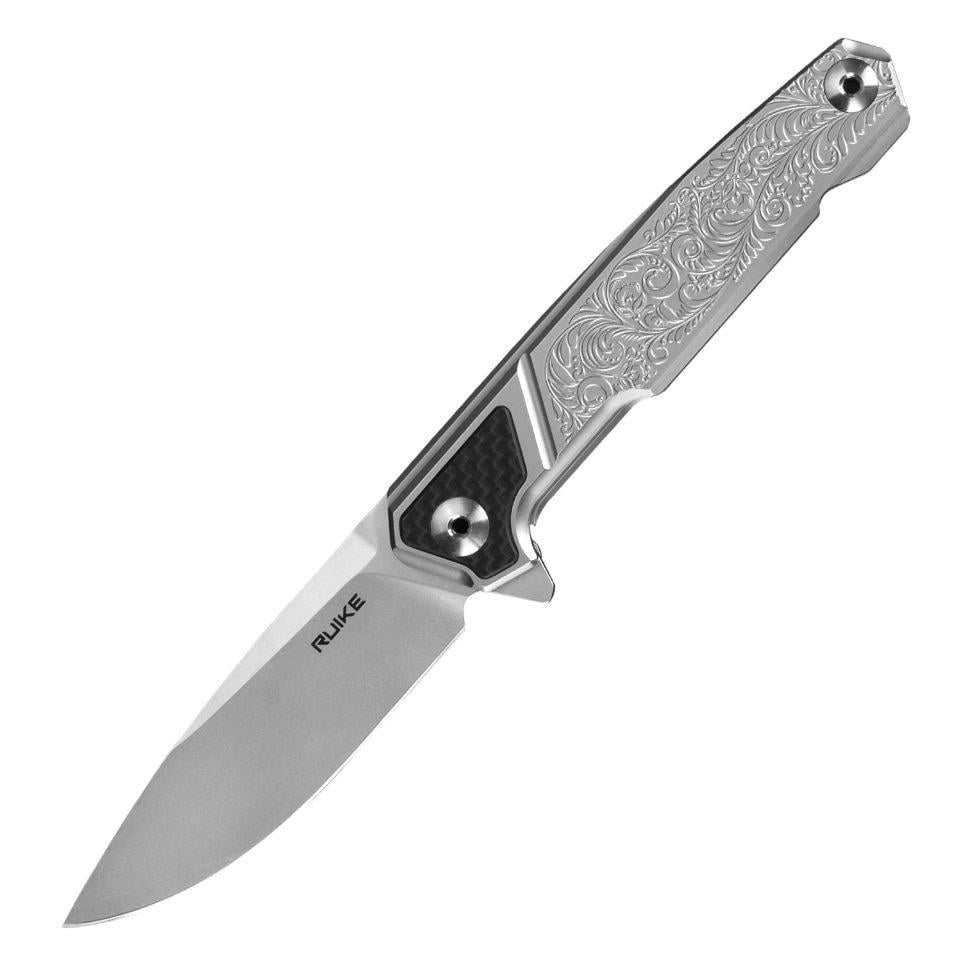 Ніж складаний Ruike P875-SZ Silver (ab7c5f42)