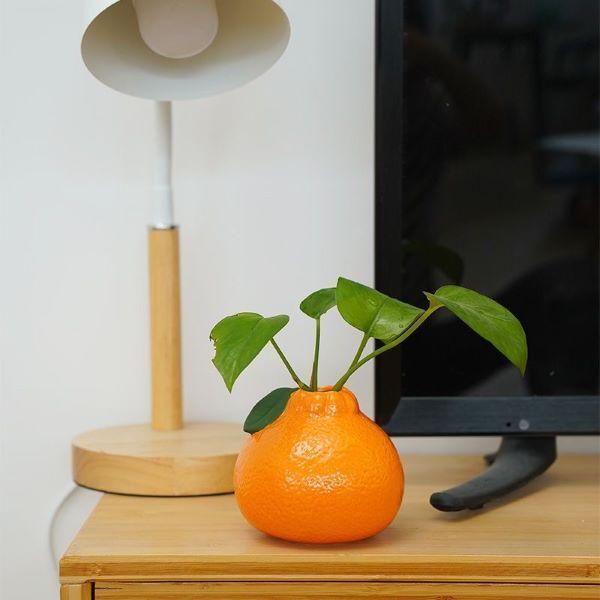 Ваза керамическая в виде мандарина 9х8 см (G00016) - фото 6 Ваза керамическая в виде мандарина 9х8 см (G00016) - фото 6