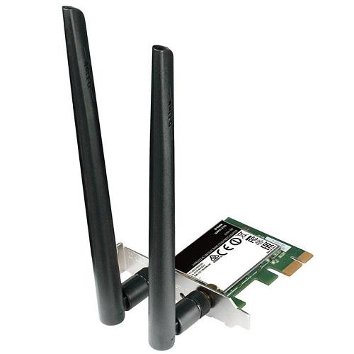 Адаптер Wi-Fi D-Link AC1200 PCI-express Черный (DWA-582) - фото 2