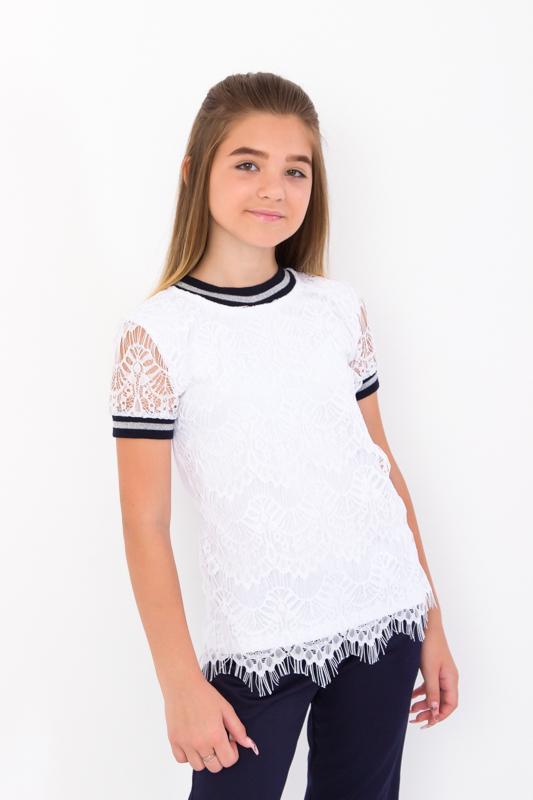 Блуза для девочки Носи свое 146 см Белый (6217-036-v6) Блуза для девочки Носи свое 146 см Белый (6217-036-v6)