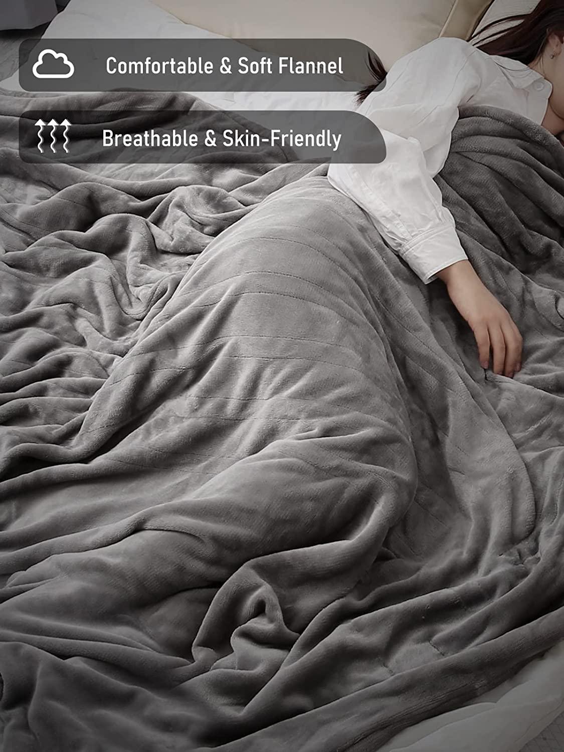 Електрична ковдра ANNEK OB201 SS02 180 x130 з мікроволоконий фліс - фото 6