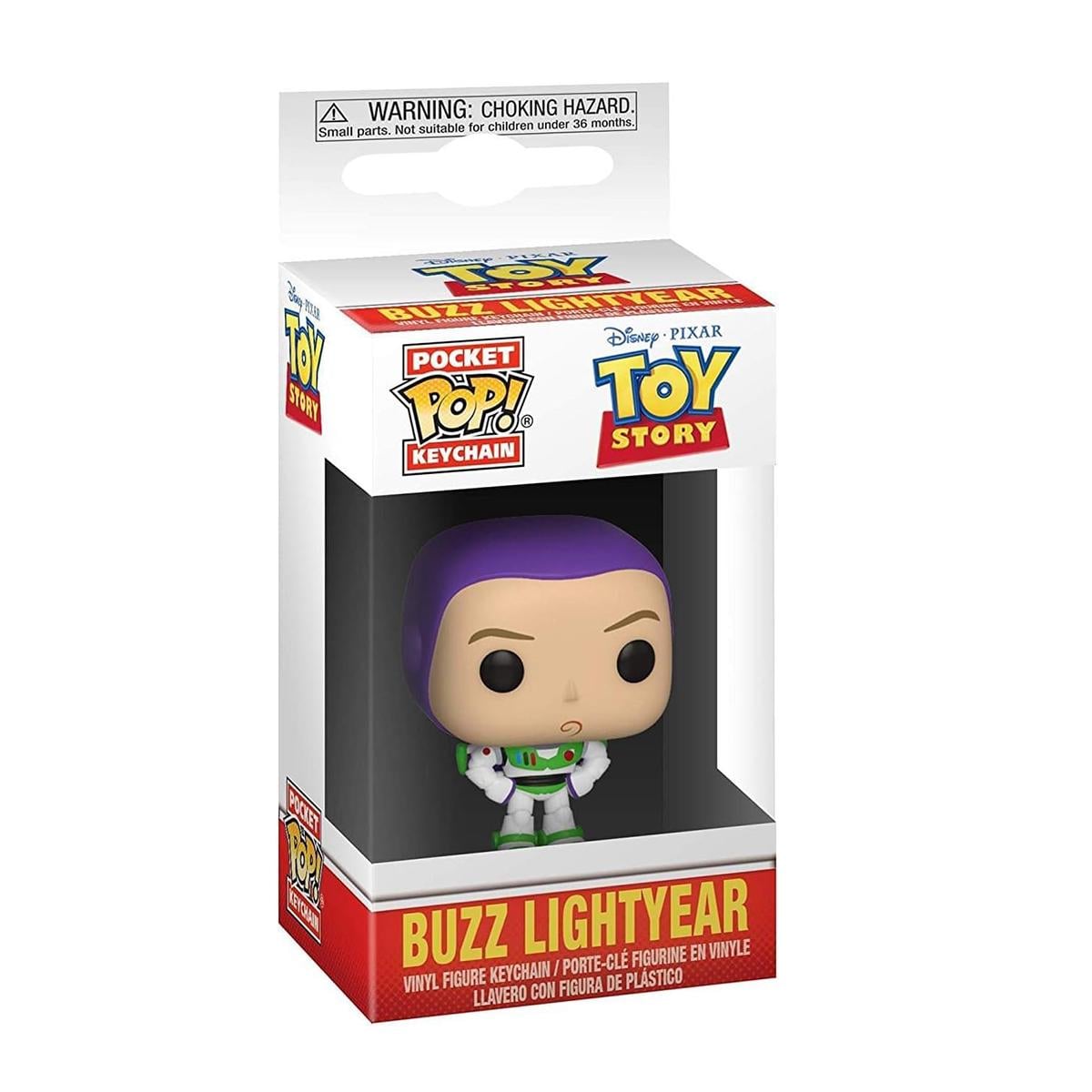Детская игровая фигурка Funko POP коллекционная Toy Story Buzz Lightyear на клипсе Цветной (37019)