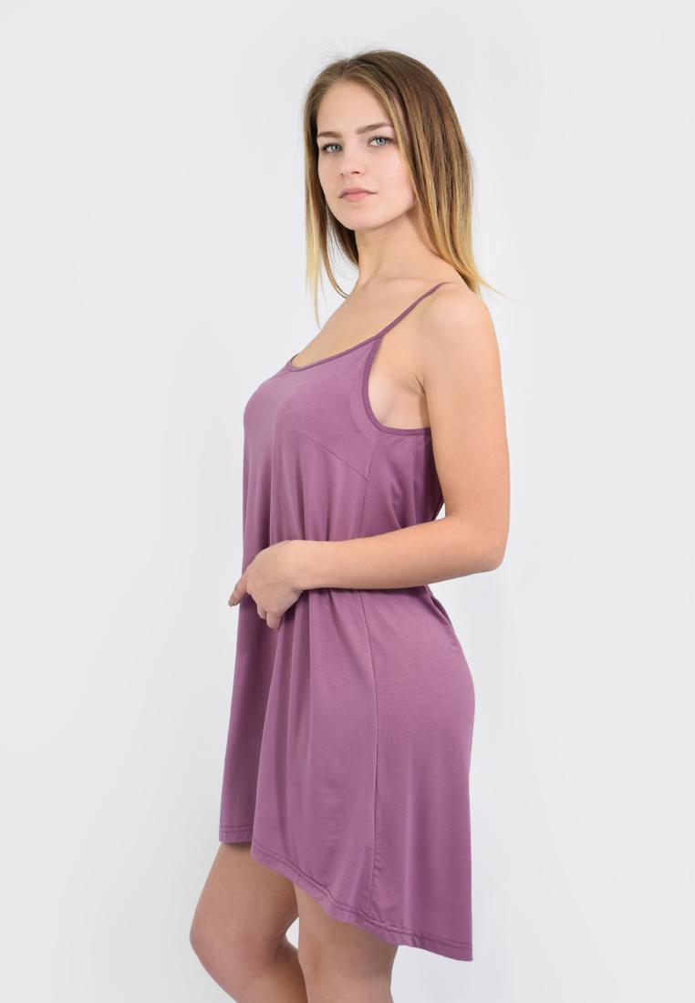 Сорочка ночная на брителях N.EL 998-93 M Лиловый