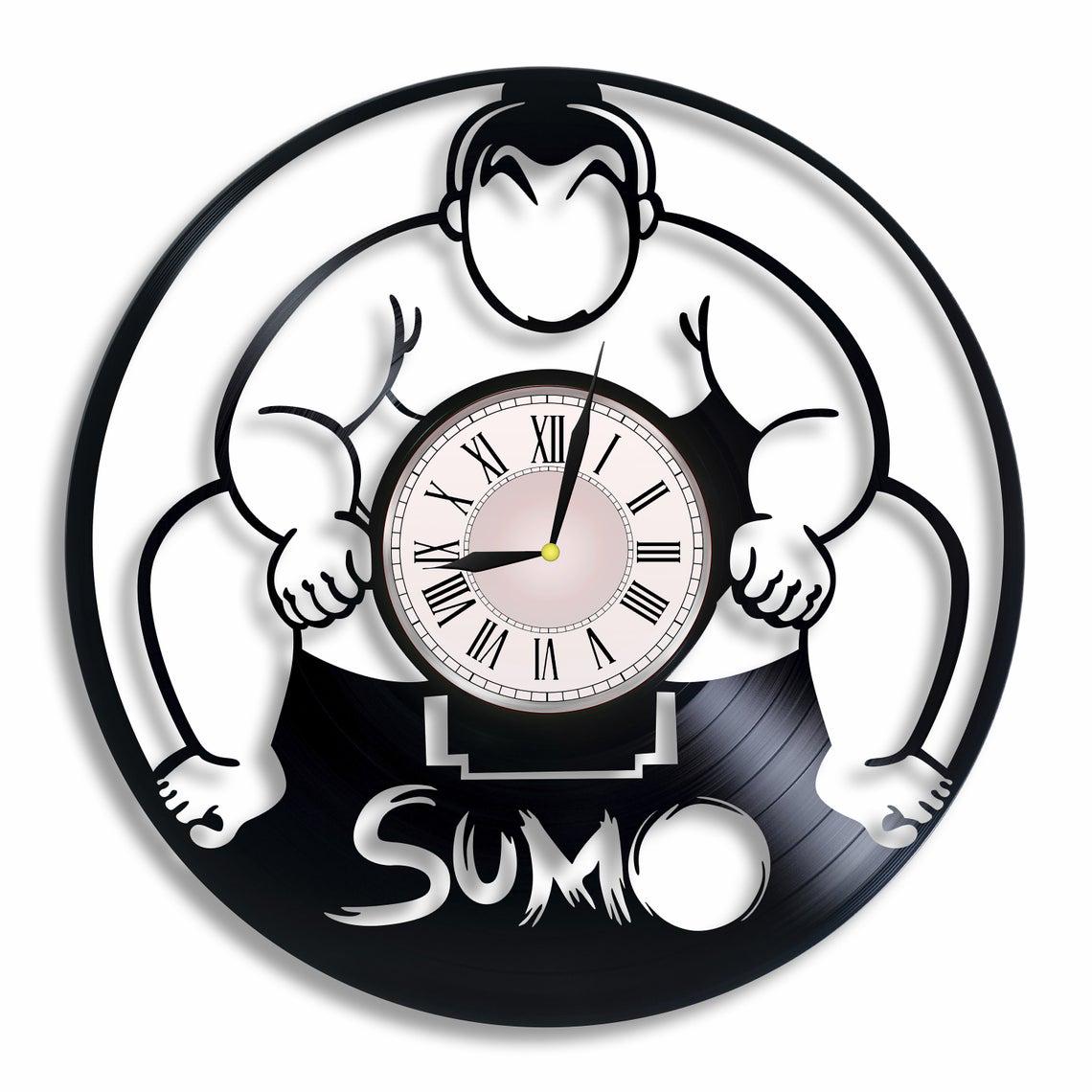 Часы настенные Сумо 2492 из виниловой пластинки