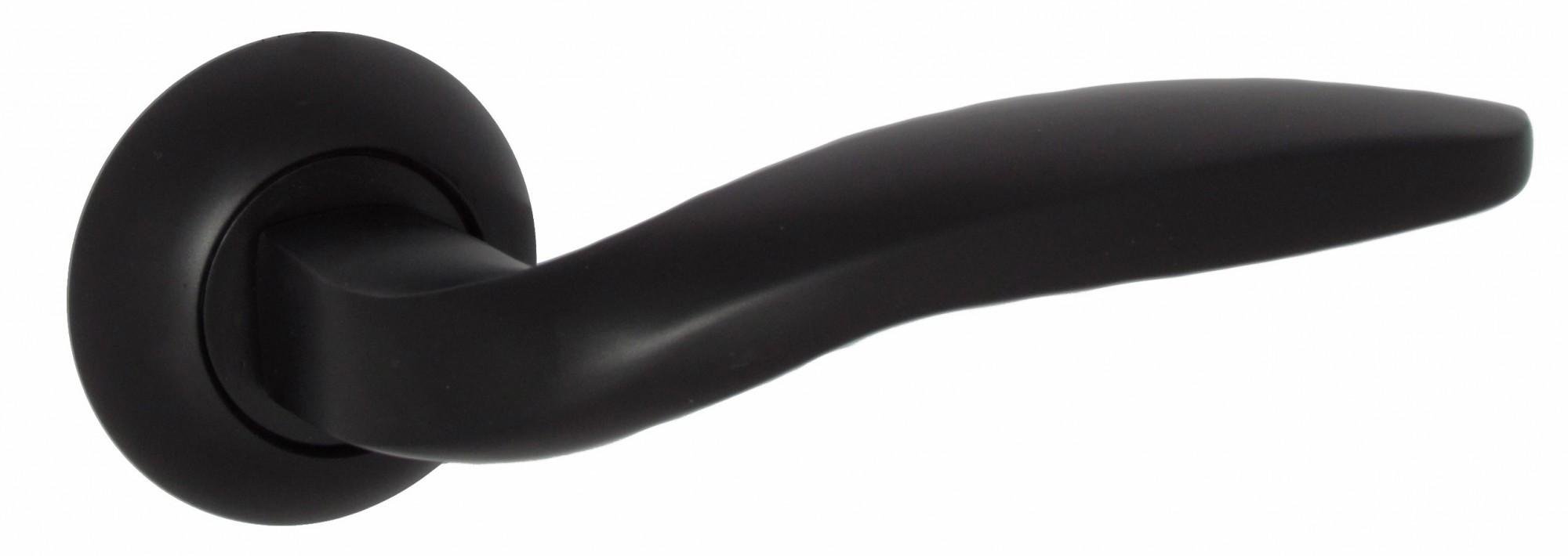 Ручки дверные USK A-58195 квадрат 130 мм Черный