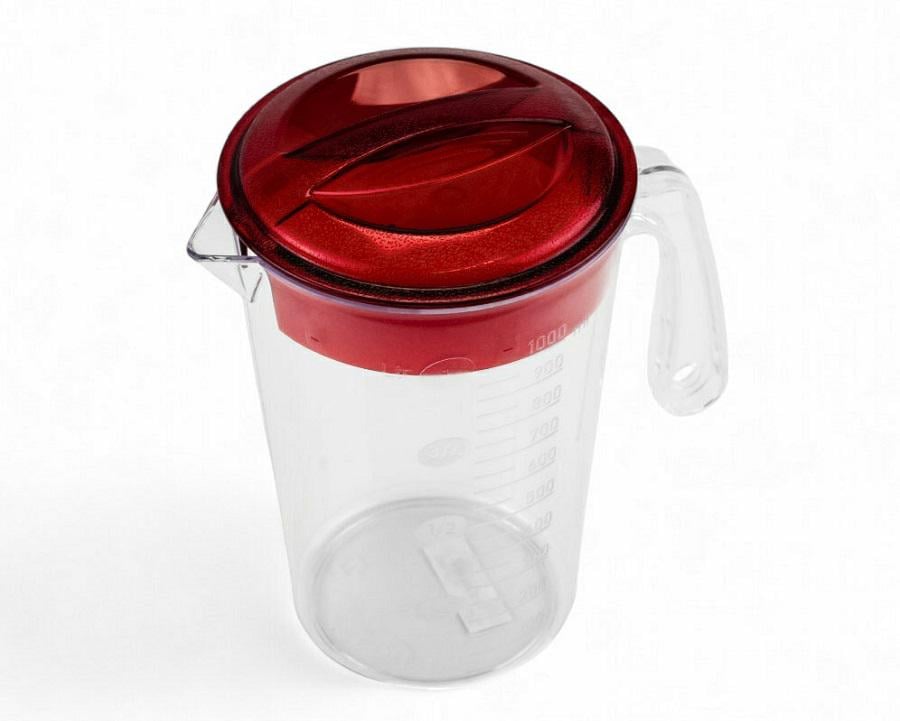 Кувшин с крышкой One Chef с мерной шкалой из поликарбоната для напитков 1 л d 11,5 см h 19 см - фото 2 Кувшин с крышкой One Chef с мерной шкалой из поликарбоната для напитков 1 л d 11,5 см h 19 см - фото 2