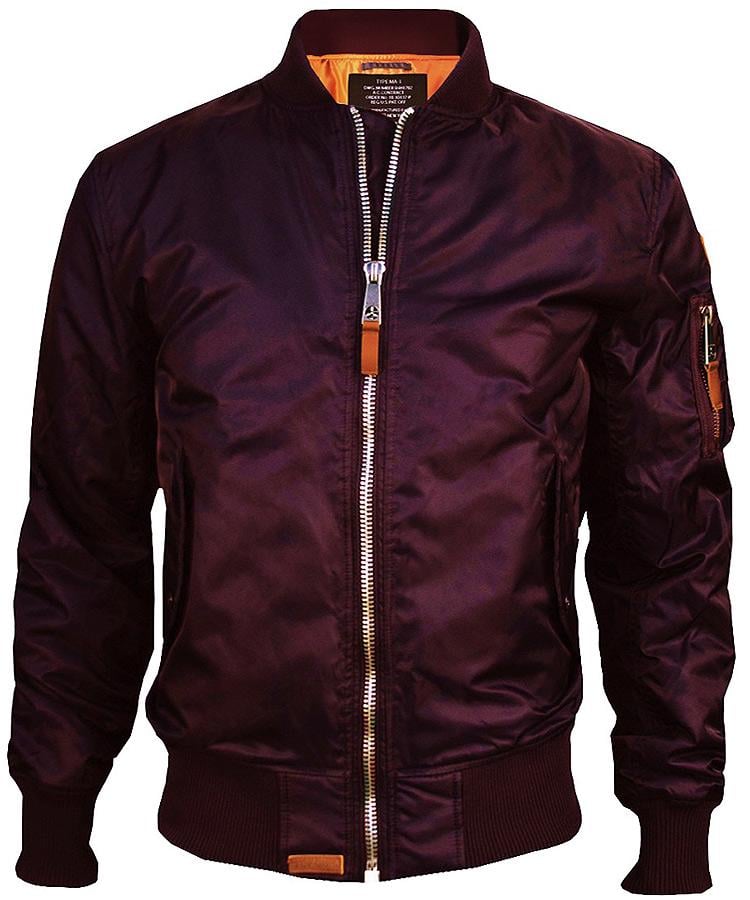 Бомбер Top Gun MA-1 Bomber Jacket 2XL Burgundy (TGJ1540Bu2XL)