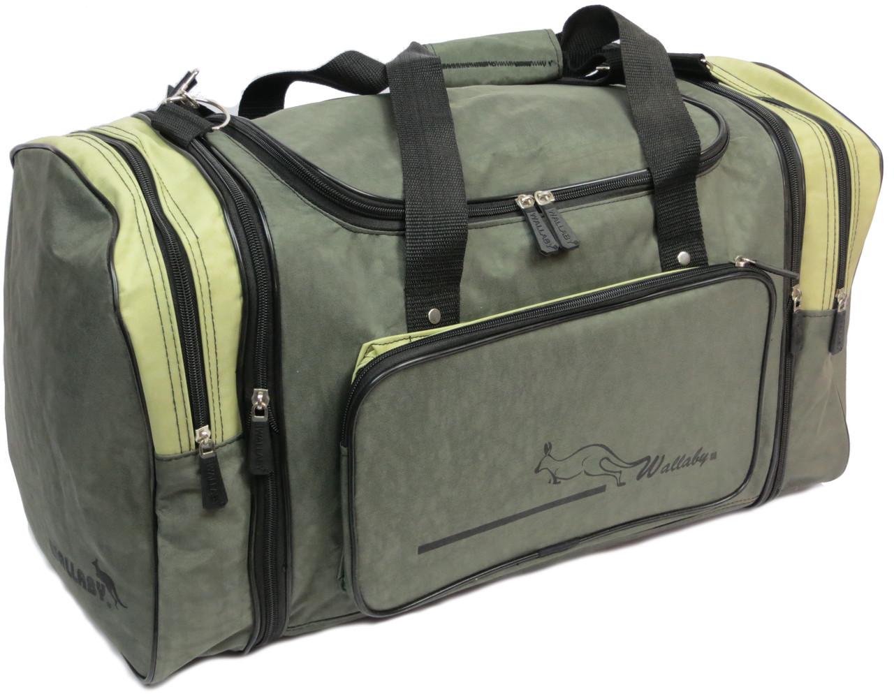 Сумка спортивная с расширением Wallaby 375-2 48 л Хаки