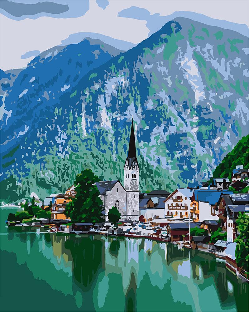 Картина за номерами Ідейка "Гальштат" 40х50 см (KH2279)