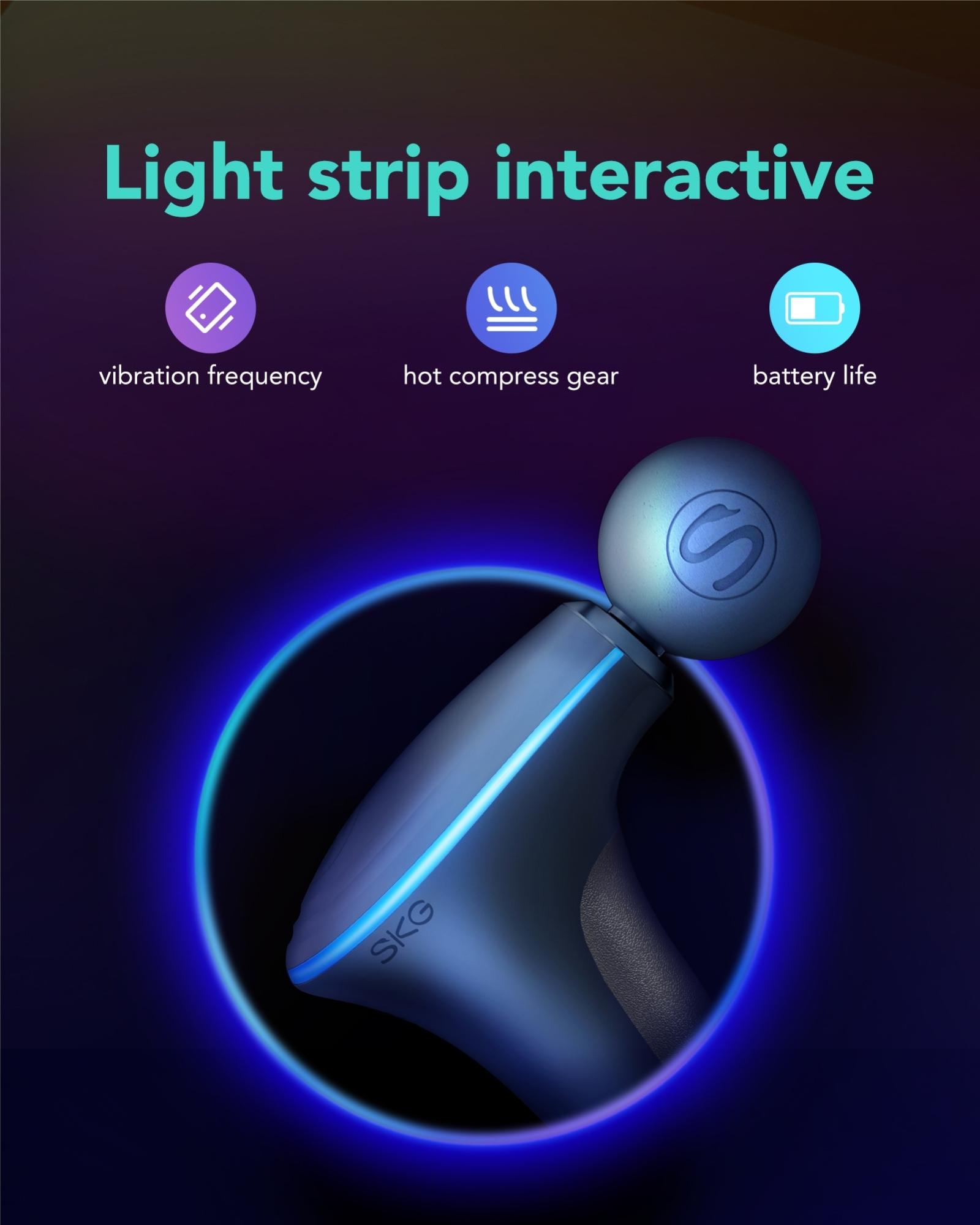 Электромассажер перкуссионный для тела SKG F7E (2635517122) - фото 9 Электромассажер перкуссионный для тела SKG F7E (2635517122) - фото 9