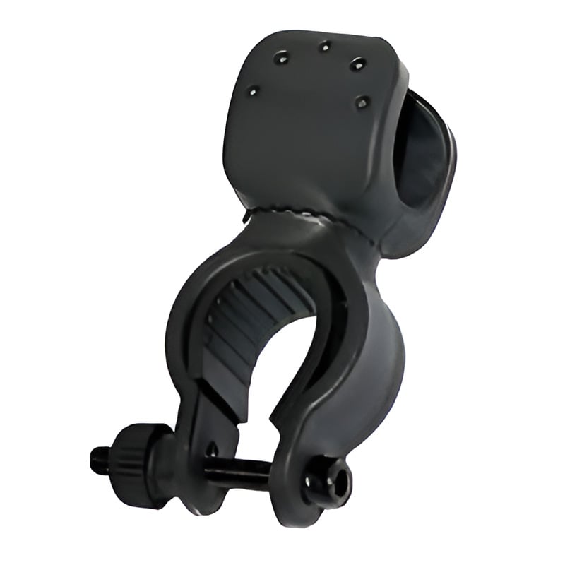 Держатель-крепление фонаря Stenson VL97755 на руль велосипеда 8х3,5 см Черный (25441494)