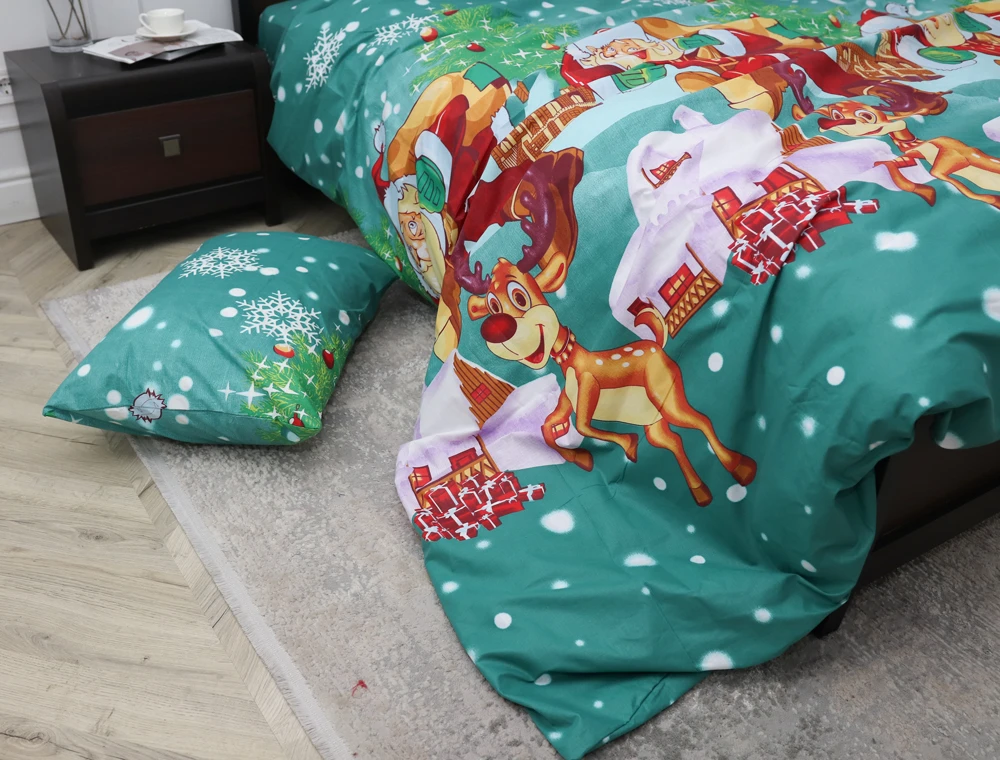 Комплект постельного белья из бязи Gold двуспальный евро 200х220 cм (40183) - фото 4