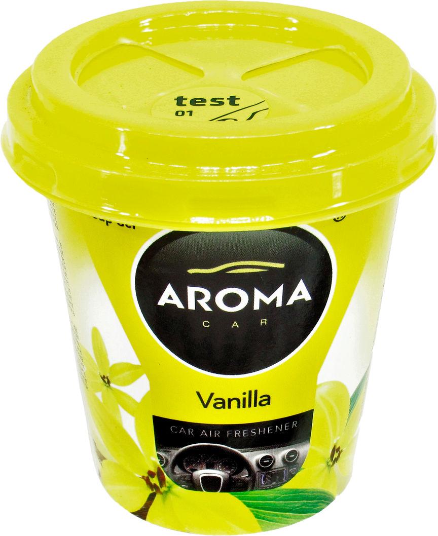 Ароматизатор для авто Aroma Car Cup Vanilla на панель приборов гель (0328000)