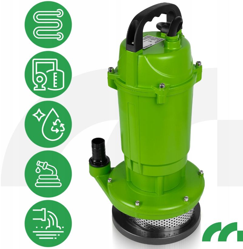 Дренажний насос для брудної та чистої води MalTec 550 Вт 12000 л/год - фото 6 Дренажний насос для брудної та чистої води MalTec 550 Вт 12000 л/год - фото 6