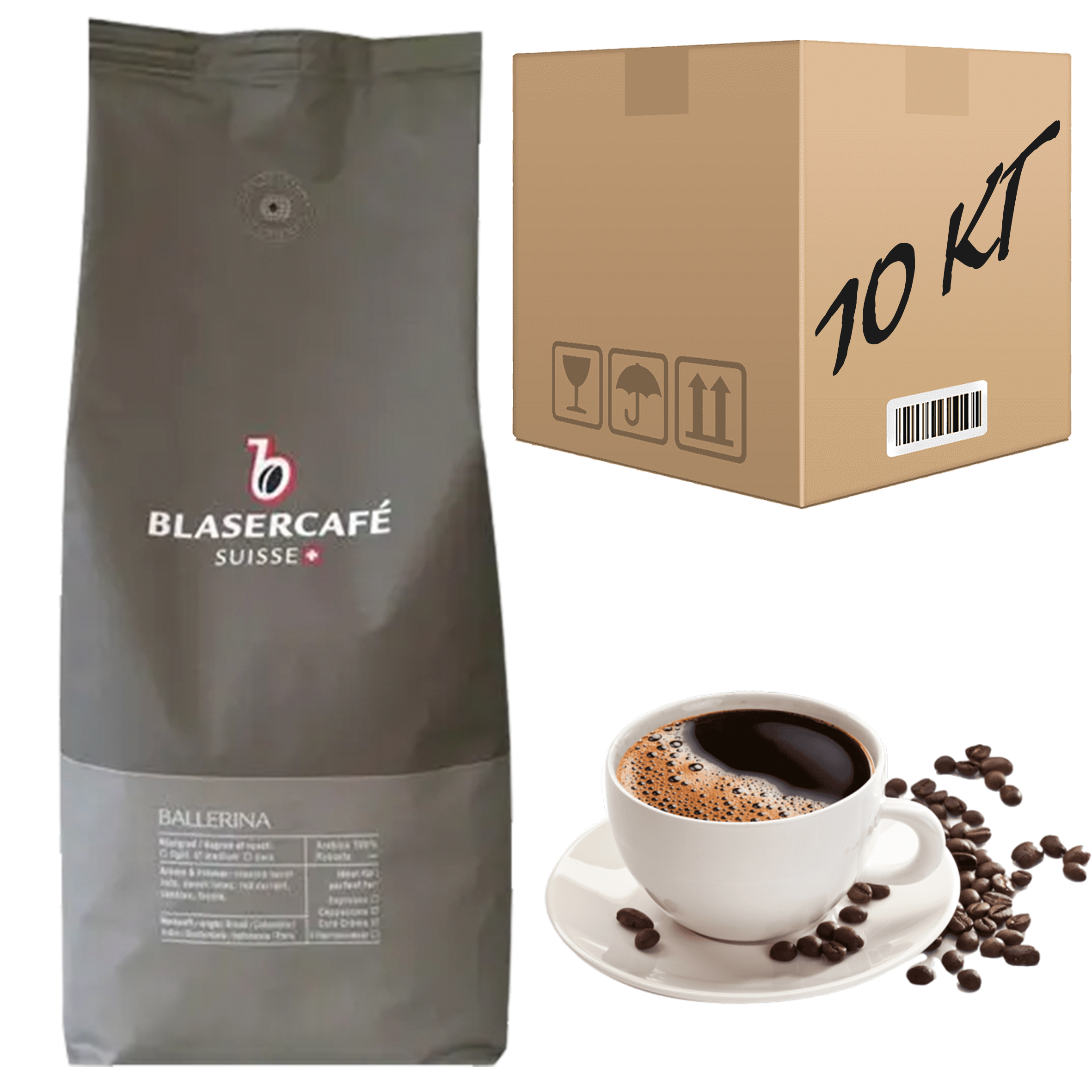 Кофе в зернах Blasercafe Ballerina 1 кг 10 шт. (opt102)