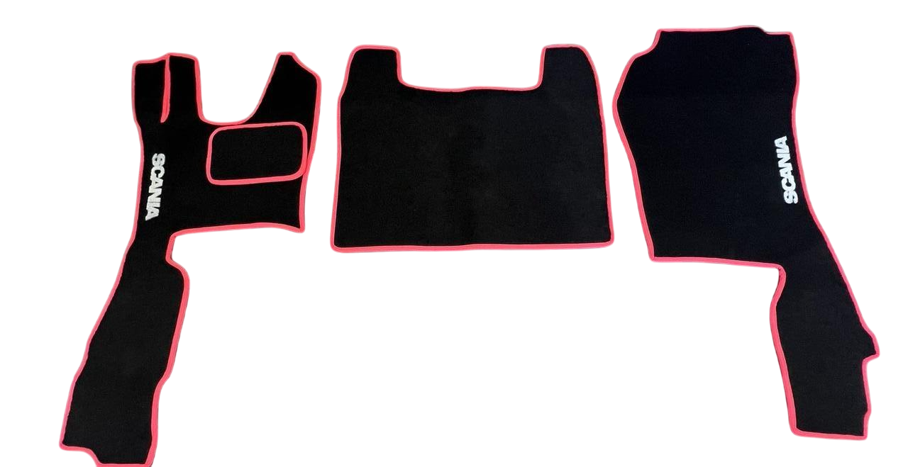 Килимки в салон ворсові для Scania G 400/Scania G-АКП 5 шт. Чорний (27326960)