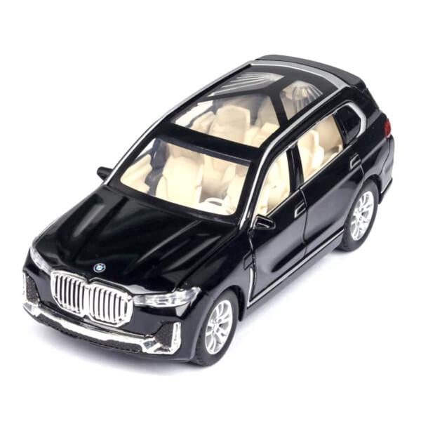 Машинка BMW X7 іграшка металева моделька 1:24 Чорний (59407) - фото 3