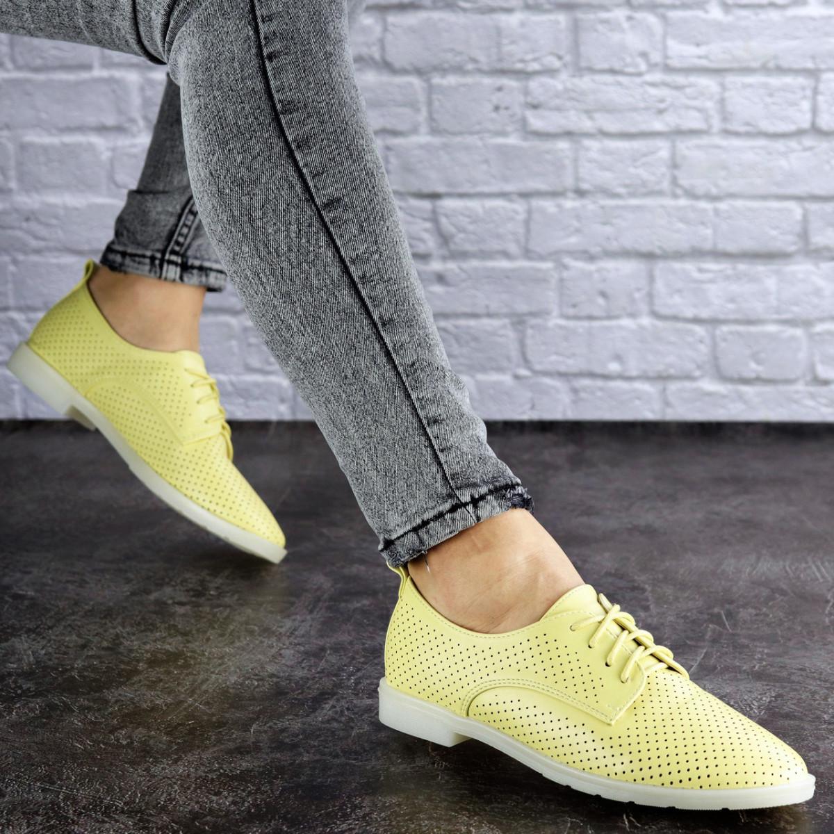 Туфли женские Fashion р. 39 24,5 см Желтый (1772) - фото 9