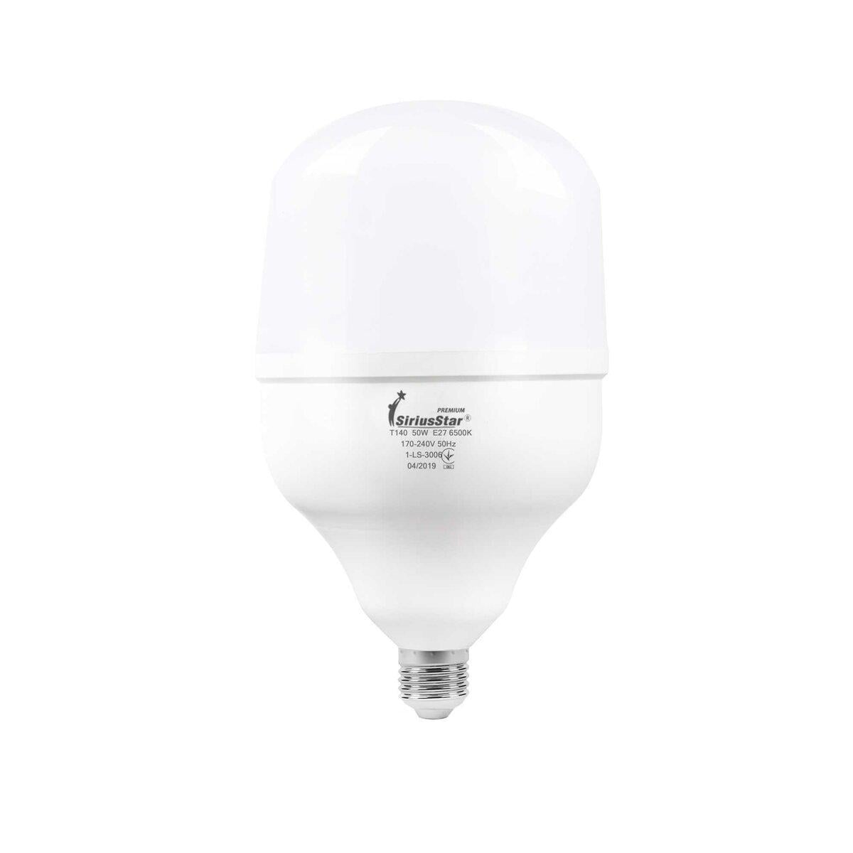 Светодиодная лампа промышленная SiriusStar 50W Т140 6500K E27 Белый (3006) Светодиодная лампа промышленная SiriusStar 50W Т140 6500K E27 Белый (3006)