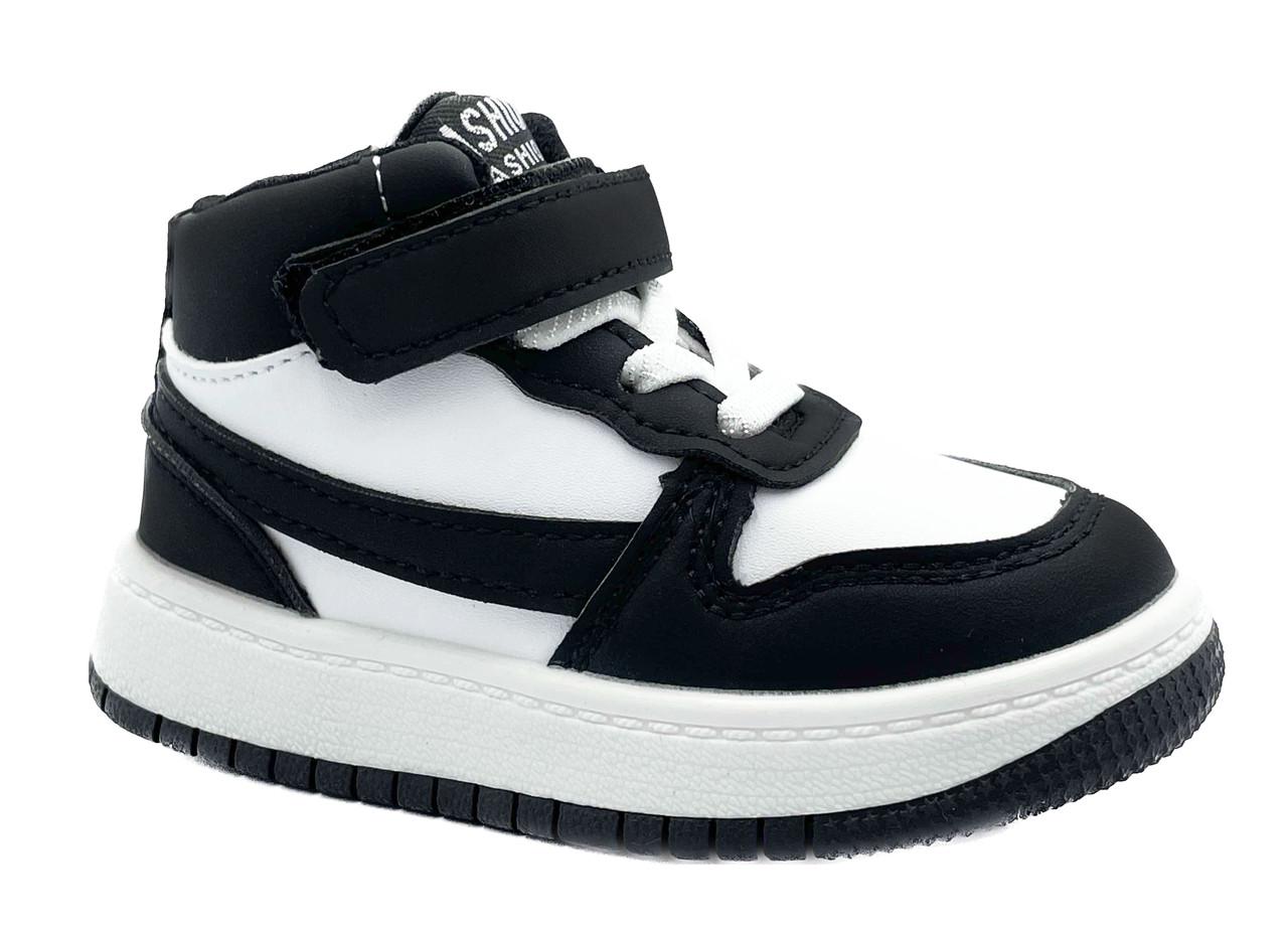 Черевики демісезонні для хлопчиків BBT R68031/22 р. 22 Чорний/Білий - фото 5