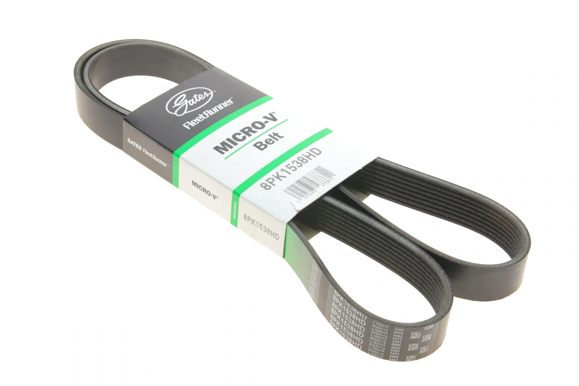 Ремень генератора GATES Volvo FH/FM/FMX 12.8D 93- (8PK1538HD)